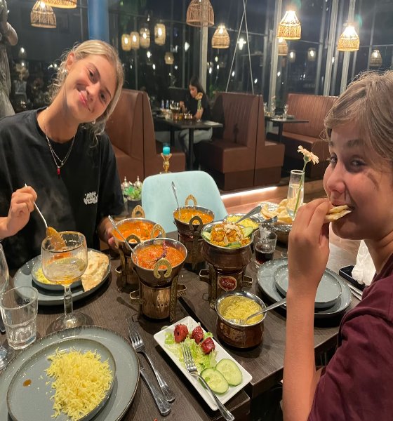 Enjoy Meal At Seven Chakra